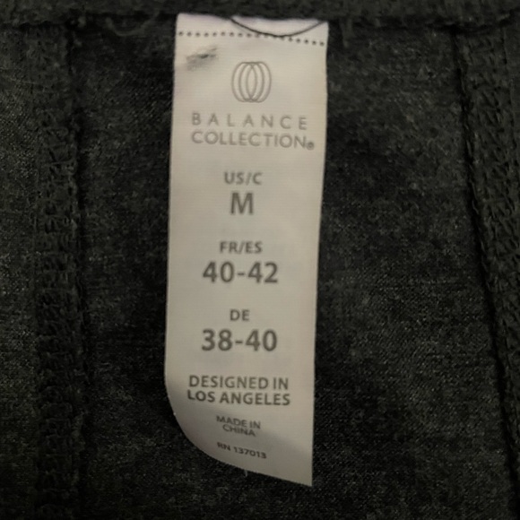 Balance Collection Women's Essential Tank Top Size M Charcoal Gray - Picture 7 of 7